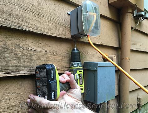 damp location electrical installation